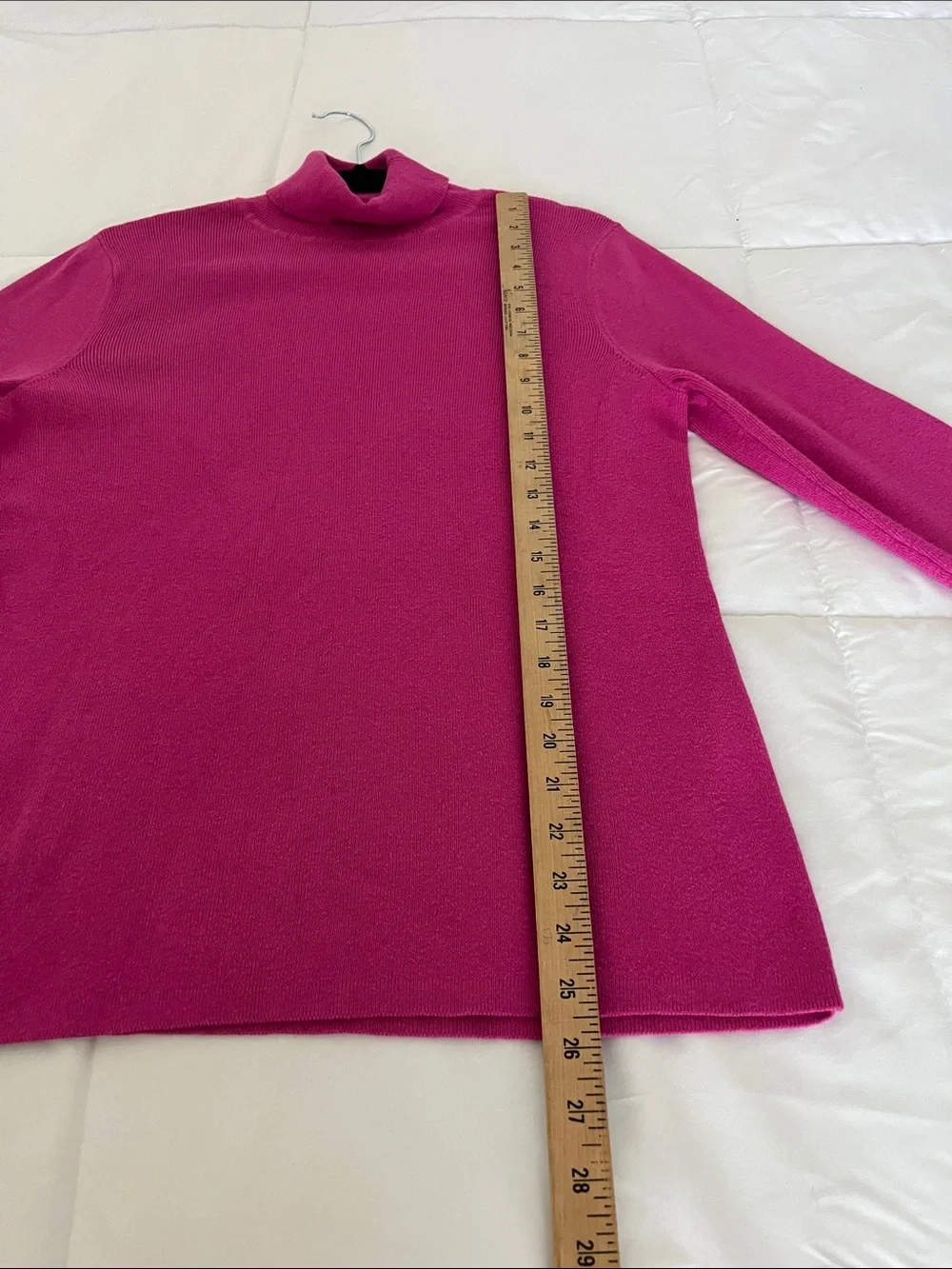 Chico's Bright Pink Turtleneck Sweater